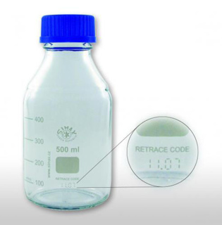 BlueCap flaske, Simax, 500 ml, 10/pk