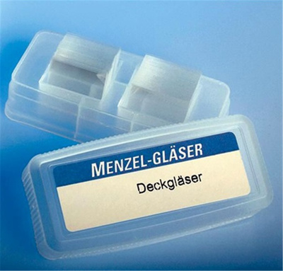 Dækglas Menzel, 20 x 20 mm, 0,13 - 0,16 mm