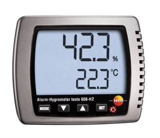 Termo-hygrometer 608-H2 med alarm