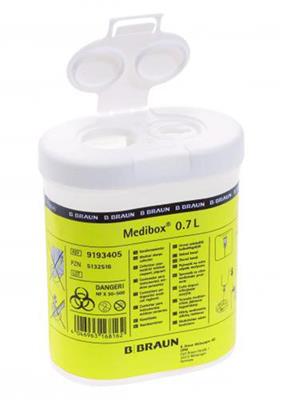 Nåle- og affaldscontainer, Medibox®, 0,7 ltr.