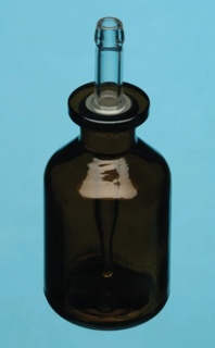 Dråbeflaske, brun, NS, boro 3.3, Simax, 50 ml