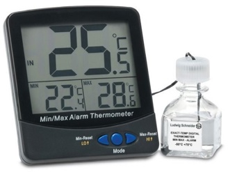 Digitalt skabstermometer, køl 4°C