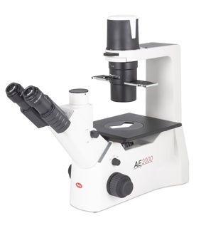 Mikroskop Motic AE2000 omvendt, trinokulært