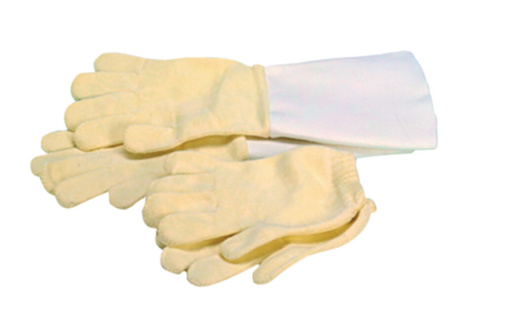 Varmeresistent handske med krave, max. 250°C