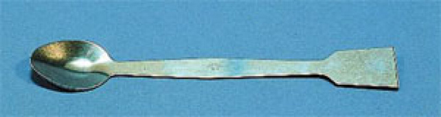 Spatelske, ske 40x28 mm/spatel 32x22 mm, l=210 mm