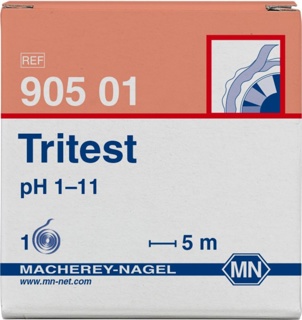 pH-indikatorpapir, Macherey-Nagel Tritest, pH 1 - 11, 5 m