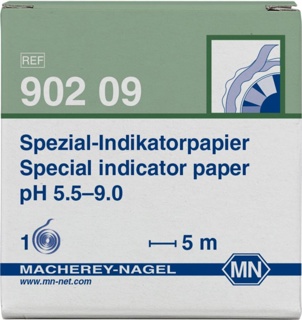 pH-indikatorpapir, Macherey-Nagel Special, pH 5,5 - 9, 5 m