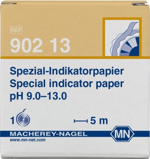 pH-indikatorpapir, Macherey-Nagel Special, pH 9 - 13, 5 m