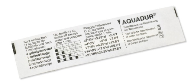 Aquadur teststrips, inddeling: 3-21 °dH,1000 stk