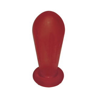 Pipettebold til glas pasteurpipetter, Deutsch & Neumann, Naturgummi/latex, rød, 2 ml