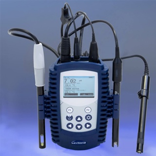 Multiparametermåler, Lovibond SD 335 pH/Con/DO, Sæt 3 m. sensorer og tilbehør