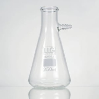 Filterkolbe, LLG, Erlenmeyer form, boro 3.3, 100 ml