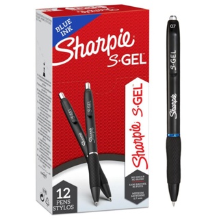 Sharpie® S-Gel - Gel pen, 0,7 mm, blå, 12/pk