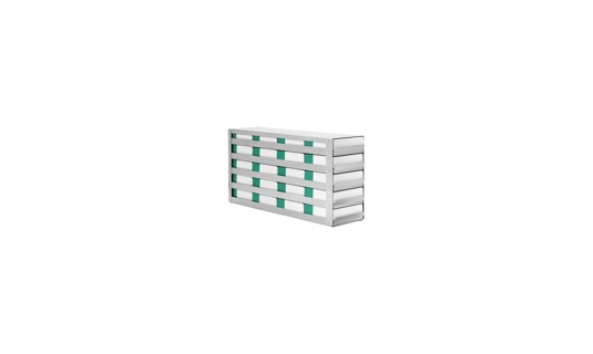 Comfort rack m/ udtræk skabsfryser TENAK, 50 mm boks, h:167 x b:140 x d:562 mm, 3 x 4 bokse