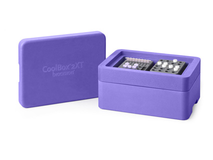 CoolBox 2XT PCR Workstation, med 2 Rack, lilla
