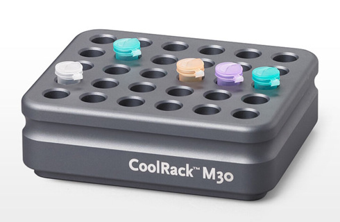 CoolRack M30 til 30 x 1,5/2 ml mikrorør, grå
