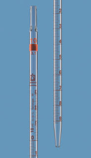 Serologisk pipette, BRAND, glas, 25 mL : 0,1 mL, 450 mm, steril