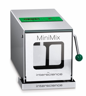 Homogenisator Interscience MiniMix 100 W CC m/glaslåge, variabel hastighed