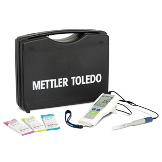 pH-måler, Mettler-Toledo FiveGo F2-Food-Kit, med kuffert og elektrode