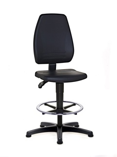 LLG-Lab stol, PU-skum, fodring, 580-850 mm