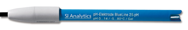 pH-elektrode, SI Analytics BlueLine 25, plast, gel, BNC 1 m