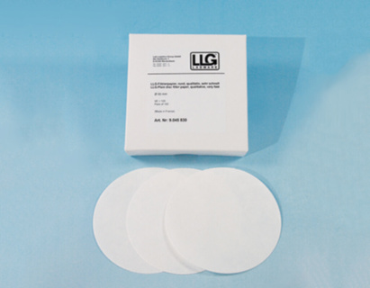 Rundfilter, LLG, kvalitativt, meget hurtigt, Ø125 mm, 15-20 µm, 100 stk