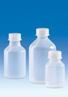 Standflaske, PP, m/skruelåg GL45, Ø241 mm, 2000 ml