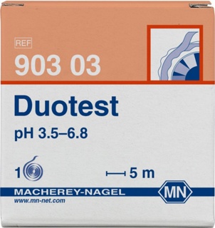 pH-indikatorpapir, Macherey-Nagel Duotest, pH 3,5 - 6,8, 5 m
