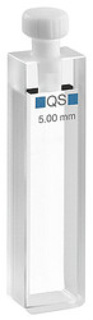 Makro-kuvette, absorption, kvarts, 5 mm, 1750 µl