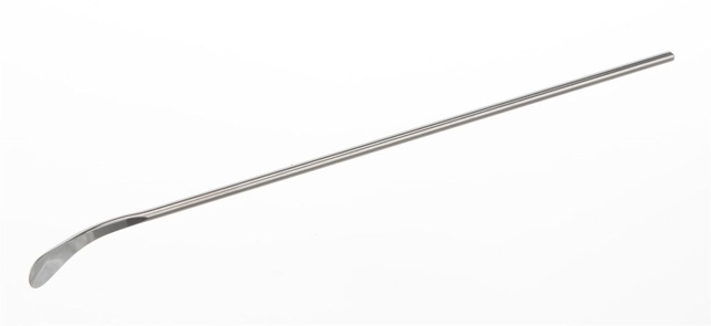Spatulas,18/8 steel,spoon-shape ends,130x5 mm