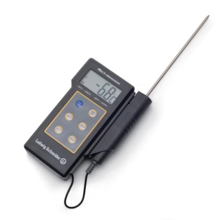 Digitaltermometer inkl. føler Ø3,5x140 mm, vandtæt, -50-300°C 