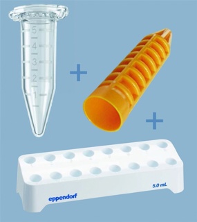 Eppendorfrør, startsæt, PCR clean, 5,0ml