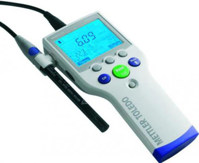 pH/Ion/DO-måler, Mettler-Toledo SevenGo Duo Pro SG68-EL-Kit, med elektroder