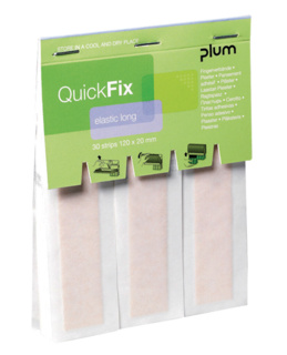 Refill QuickFix elastisk lang, B-Safety, 30 stk, 120x20 mm