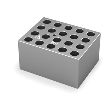 IKA aluminiumblok til 20 x 1,5 ml mikrorør