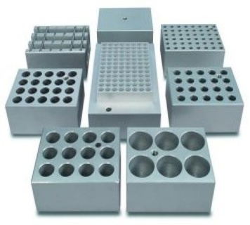 Aluminiumblok til 10 mm rør, 20 huller