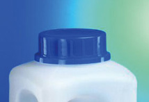 Skruelåg, blå, PP, Ø80 mm til 1500-4000 ml flaske