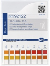 pH-indikatorpapir, Macherey-Nagel pH-Fix, strips, pH 6 - 10, 100 stk