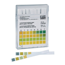 pH-indikatorpapir, LLG Universal, strips, pH 0 - 14, 10x100 stk