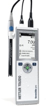 pH/Ion-måler, Mettler-Toledo Seven2Go Pro S8-Std-Kit, med elektrode