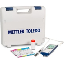 pH-måler, Mettler-Toledo Seven2Go S2-Food-Kit, med kuffert og elektrode