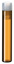 LLG shell vial, N 8, brun, Ø8,2 x 40 mm, 1 ml
