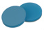 LLG septa, N 20, silikone(blå)/PTFE(farveløs)