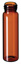 LLG vials m/gevind, ND24, Ø27,5x95 mm, 40ml, brun