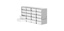 Standard rack skabsfryser, TENAK, 50 mm bokse, h:223 x b:139 x d:683 mm, 4 x 5 bokse