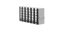 Standard rack skabsfryser, TENAK, 25 mm MTP, h:271 x b:135 x d:540 mm, 10 x 6 hylder