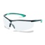 Sikkerhedsbrille, uvex sport style, klare glas, sort/blåt stel