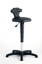 LLG-lab ståstol, PU, sort, glider, 510-780mm