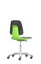 Labsit-stol, PU-skum, hjul, grøn, 450-650 mm