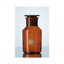 Standflaske, soda, NS29 glasprop, brun, 100 ml